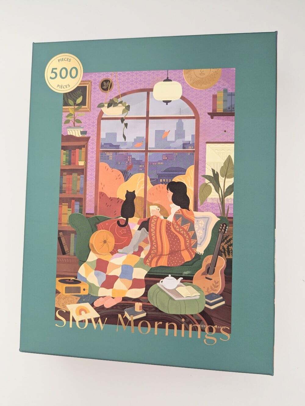 NEW IN BOX Hobbry "Slow Mornings" 500-Piece Puzzle
